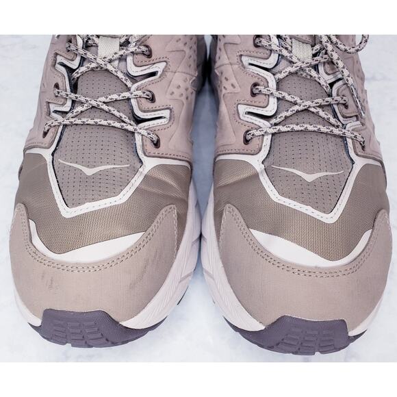 HOKA ANACAPA Low GTX Leather Mesh Hiking Shoes Sneakers Vibram Sole  Men's 13D - Picture 8 of 14